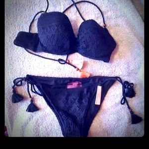 Victoria Secret Crochet beads Bikini